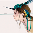 Mi Proyecto del curso: Técnicas de ilustración con acuarela digital. Muchas gracias por este curso, espero que os guste! :). Un proyecto de Bellas Artes, Bocetado, Dibujo, Dibujo artístico, Dibujo de Retrato, Diseño, Ilustración tradicional, Ilustración digital, Pintura y Pintura a la acuarela de Alejandra Domínguez López - 08.12.2019