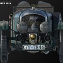 Bentley Blower 1929. Un proyecto de 3D, Animación 3D, Artesanía, Cine, Concept Art y Modelado 3D de enriquepbart - 10.12.2019