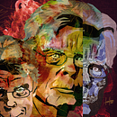 STEPHEN KING. Drawing, Artistic Drawing, Portrait Drawing, and Digital Design project by Jairo Guerrero - 12.10.2019