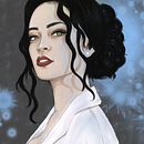 Mi Proyecto del curso: Técnicas digitales de retrato ilustrado. Un proyecto de Ilustración digital de Estefania Ochoa - 11.12.2019
