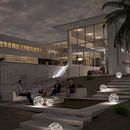 Iluminacion Exterior con Cinema 4D y Vray. Un proyecto de 3D, Arquitectura, Creatividad, Programación, Diseño de iluminación, Modelado 3D y Post-producción fotográfica		 de Alexander Pulido meralla - 11.12.2019