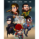 Justice League. Un proyecto de Animación 2D, Cómic, Dibujo, Diseño, Diseño de personajes e Ilustración tradicional de Wulfran David - 12.12.2017