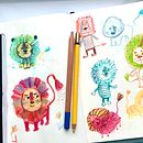 Mój projekt w ramach kursu Techniki ilustracyjne uwalniające kreatywność. Projekt z dziedziny Ilustracje dla dzieci, Ilustracja c, frowa, Trad, c i jna ilustracja użytkownika Ira Baykovska - 30.03.2020
