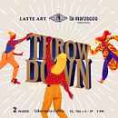 Coffee Throwdown. Un proyecto de Br, ing e Identidad, Diseño de logotipos, Ilustración tradicional e Ilustración digital de Nathaly Cuervo Rodríguez - 19.12.2019