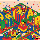 Ciudades - Serie ilustrada . Arahan Seni & Ilustrasi tradisional proyek oleh Julián Bermúdez - 12.20.2019