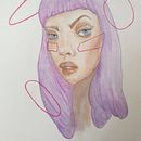 My project in Illustrated Portrait in Watercolor course. Watercolor Painting project by Nikki Wouters - 12.20.2019