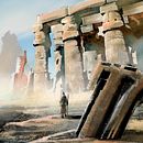 Concept art para videojuego: LAS RUINAS DE TOLONTE. Un projet de Art conceptuel et Illustration traditionnelle de Miguel Golmayo Labrador - 24.12.2019
