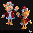 Kai the cat_Mi Proyecto del curso: Creación de pelo 3D con XGen de Maya . Un proyecto de 3D, Animación 3D, Animación de personajes, Cine, vídeo, televisión, Creatividad, Dirección de arte, Diseño de personajes 3D, Diseño digital, Modelado 3D y VFX de Diana Rueda - 29.12.2019