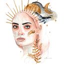 variation 4. Un proyecto de Ilustración tradicional de minimaki - 29.12.2019