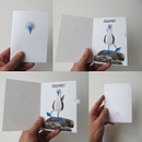 Tarjeta pop up. Piquero patas azules. Design editorial, e Papercraft projeto de Formo Diseño - 01.11.2019