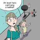 Mi Proyecto del curso: Anatomía de la viñeta humorística: de la idea a la ejecución. Een project van Traditionele illustratie y Digitale illustratie van Yadira M.R. - 31.12.2019