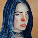 Billie Eilish. Un progetto di Pittura di María Carmen Álvarez Vergara - 11.01.2020