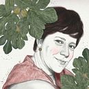 Autoretrato Verano. Een project van  Beeldende kunst,  Tekening,  Artistieke tekening, Grafisch ontwerp, Traditionele illustratie y Digitale illustratie van Eva Ricart Tapia - 03.01.2020