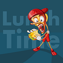 Lunch Time. Character Design project by Patricio Leon - 01.04.2020