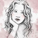 Nubes . Un proyecto de Dibujo, Dibujo artístico, Dibujo de Retrato, Ilustración tradicional, Ilustración digital y Pintura a la acuarela de Verónica Gallardo - 24.12.2019