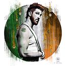 Leprechaun - Mad Sweeney. Portrait Drawing, Traditional illustration, and Digital Illustration project by Violeta Quiñones - 01.08.2020