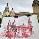 Mis Urban Sketches. Drawing project by Víctor Fernández García - 01.09.2020