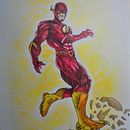 Flash - Justice League Ein Projekt aus dem Bereich Zeichnung, Artistische Zeichnung und Traditionelle Illustration von Jonny GC - 10.01.2020