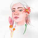 Mi Proyecto del curso: Retrato ilustrado en acuarela. Watercolor Painting project by Lorena Bayona - 01.13.2020