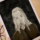 Mi Proyecto del curso: Retrato con lápiz, técnicas de color y Photoshop. Desenho a lápis projeto de sarafernandezmoral - 15.01.2020