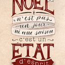Cita navideña en francés realizada en Procreate  Ein Projekt aus dem Bereich Kalligrafie, Kreativität, Design, Digitales Design, Grafikdesign, Lettering und Digitales Lettering von bernieortega - 21.01.2020