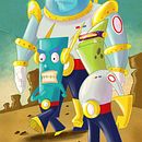 mi proyecto cartoon space . % Aleixo Sosa Uricochea tarafından hazırlanan Dijital İllüstras, Ve on projesi - 01.22.2020