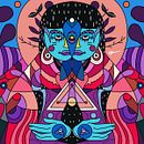 Geometría Simétrica. Een project van Traditionele illustratie van Decacia _ - 25.01.2020