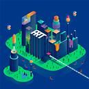 ART CITY: Ilustración y animación 2D de campañas digitales. Een project van 2D-animatie van Pablo Jordán Chacón - 27.01.2020