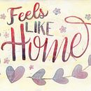 Mi Proyecto del curso: Where you are is home / Feels like home . Projekt z dziedziny  Kaligrafia użytkownika ery98sirenita - 24.01.2020