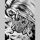 "Impuro hasta los huesos". Fine Arts, Drawing, Artistic Drawing, and Portrait Drawing project by Rodrigo Yepez - 01.28.2020