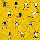 Soccer Players. Design de personagens e Ilustração tradicional projeto de Laura Calle Puerta - 08.08.2019