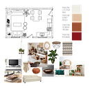 Mi Proyecto del curso: Diseño de interiores para espacios multifuncionales. Arquitetura projeto de Andrea Jimenez - 22.02.2020