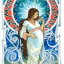 2019 Mary's Christmas. Traditional illustration project by Isabel Badia i Nogués - 01.30.2020