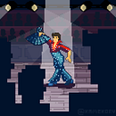 Mi Proyecto del curso: Bailarín en pixel art. Un projet de Pixel art de Coral Herrera - 13.02.2020