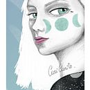 Chicas astro. Ilustração tradicional e Ilustração digital projeto de Caro Peralta - 04.02.2020
