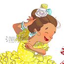 Flamenco. Un proyecto de Diseño de personajes, Diseño gráfico, Ilustración tradicional e Ilustración infantil de onalustudio - 06.02.2020