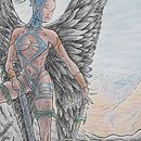 ÁNGEL de la SANACIÓN. Artes plásticas, Desenho artístico, Design de personagens, Design de vestuário e Ilustração tradicional projeto de Juan Bautista Baillinou - 06.02.2020