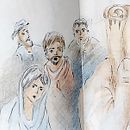 Hans el escudero . Kreativitas, Menggambar, Menggambar Artistik, Desain Grafis, Ilustrasi tradisional & Ilustrasi Anak-Anak proyek oleh Isabel María Ramos Coronado - 02.08.2020