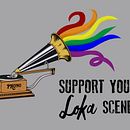 Support your "loka" scene. Een project van  Beeldende kunst,  Creativiteit,  Tekening,  Ontwerp, Digitaal ontwerp, Traditionele illustratie, Digitale illustratie y Vectorillustratie van Alexia Sánchez Sancibrián - 28.10.2019