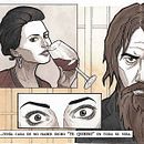 El Monstruo (cómic). Un progetto di Disegno, Disegno a matita, Illustrazione tradizionale, Pittura ad acquerello, Stor, board, Stor e telling di Evgenia Veselkova - 13.02.2017