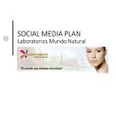 Social Media Plan Laboratorios Mundo Natural . Een project van Digitale marketing van María R. Ochoa Sinning - 31.01.2020