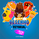 Curso de Desenho Vetorial no Adobe Ilustrator. Een project van  Creativiteit,  Tekening,  Ontwerp, Ontwerp van personages y Grafisch ontwerp van Samuel Pedro - 15.02.2020