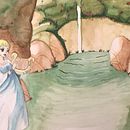 Mi Proyecto del curso: Ilustración en acuarela con influencia japonesa . Lukisan Cat Air proyek oleh Patricia Juarez Muñoz - 02.16.2020