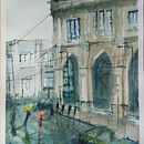 Esquina - Nuevo proyecto. Arquitetura, Desenho, e Pintura em aquarela projeto de José Augusto Pederiva - 17.02.2020