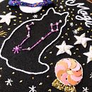 Gatito zodiaco. Embroider project by Nayla Marc - 02.18.2020