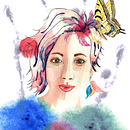 My project in Illustrated Portrait in Watercolor course. Un progetto di Pittura ad acquerello di Jisell Howe - 22.02.2020