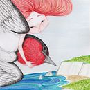 Pulgarcita - Introducción a la ilustración infantil. Un proyecto de Ilustración infantil e Ilustración tradicional de Jade Bello - 25.02.2020