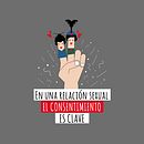 Campaña de Prevención de Agresiones Sexistas "En una relación sexual EL CONSENTIMIENTO ES CLAVE"  Por un Carnaval SIN agresiones sexistas.. Graphic Design project by Mercedes CAMACHO - 02.26.2020