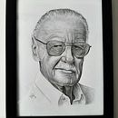 Stan Lee -tribute-. Un proyecto de Dibujo de Retrato de Jorge Negrete Beltrán - 26.02.2020