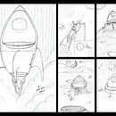 My Project - Comic: Journey to the Moon. Un proyecto de Bocetado de dora_g - 05.03.2020
